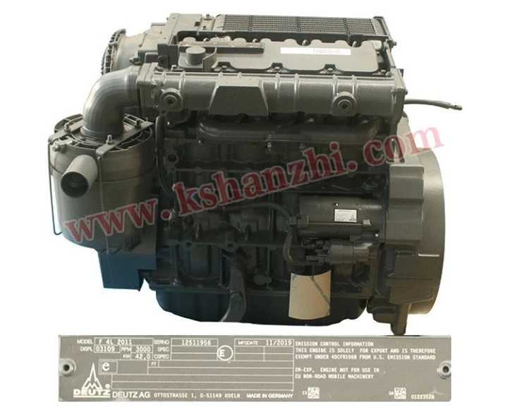 Forklift Parts 12511953 Diesel Engine Assembly For Deutz F4L2011, Original