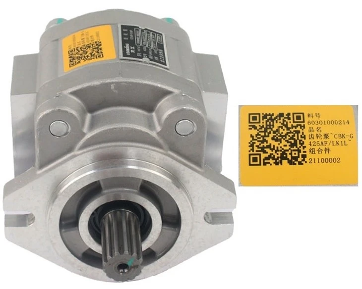 Forklift Parts LG0060DT.10B.04.11 Hydraulic Pump For Lonking. LG50DT, 100% Original suppliers