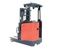 Променливотоково захранване, EPS кормилно управление, 1,5 тона електрически стакер с палетно повдигане на стоящи колела (QGB15E)